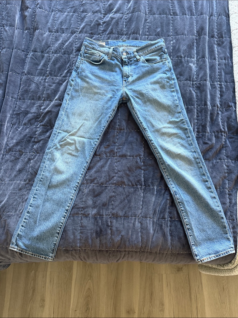 Levi's Light Blue Straight Jeans